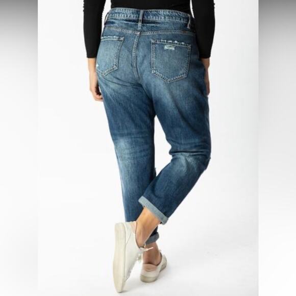 KanCan Beatrice Ultra High Rise Distressed/Ripped Boyfriend Jeans - Picture 7 of 7